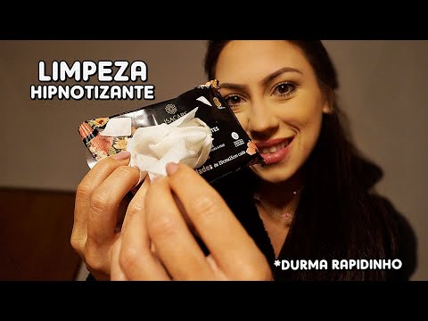 ASMR Você Vai Dormir com essa Limpeza Extremamente Relaxante (Cuidados Faciais e Atenção Pessoal)