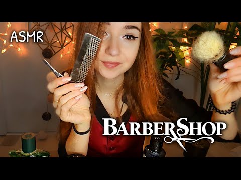 ASMR FRANCAIS 💈 Roleplay BARBIER ✂️ ( rasage, ciseaux, brossage, massage, soin…)