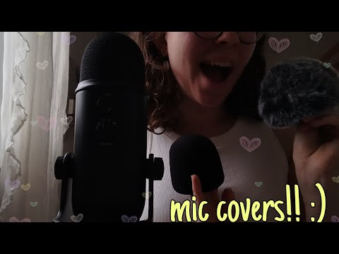 FAST & AGGRESSIVE ASMR ~ NEW MIC COVERS ~ RAMBLING