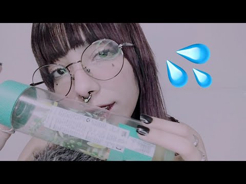 ASMR SONS DE LIQUIDOS E TAPPINGS PARA DORMIR PROFUNDAMENTE💦