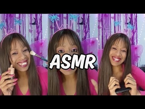 A FADA ROSA FAZ SUA MAQUIAGEM #asmrmakeup #asmrbrasil