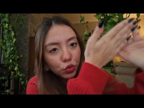 ASMR caseirinho - sons de boca, hand movements, conversas,  tapping, scratching etc 