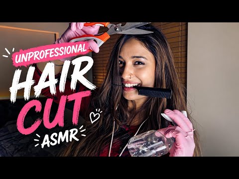 ASMR | Unprofessional Haircut 💇‍♂️ (Gloves 🧤 • POV) | THE VJ ASMR