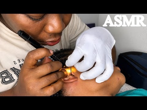 ASMR✨Illuminated Latex Gloves & Bobby Pin Ear Cleaning