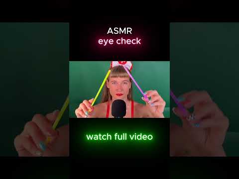 ASMR Eye test doctor role play