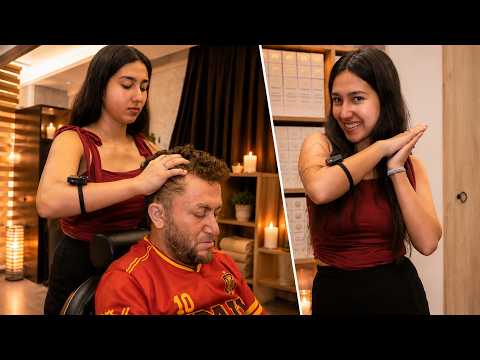 Lady Lale Relieved My Headache Very Quickly + Deep Peace Body Massage ( ASMR )