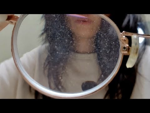 ASMR Camera Lens Tapping For Sleep 💕 nail scratching, face touching, eye test exam, glasses triggers