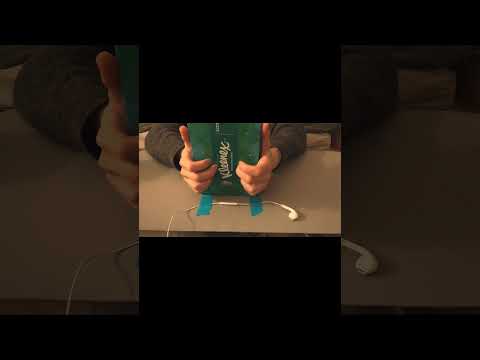 Fast Tapping Tissue Box ASMR | Kleenex Cardboard Box #triggersforsleep #satisfyingasmr #tappingasmr
