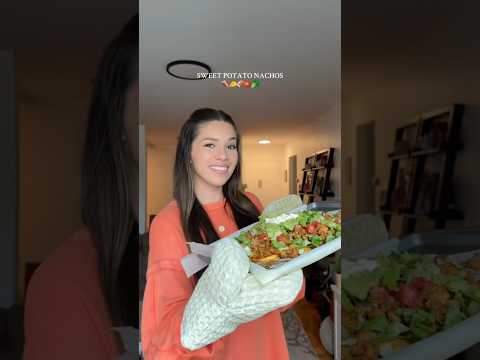 ASMR MAKING SWEET POTATO NACHOS #asmr #voiceover #recipe #nachos #asmrvideos