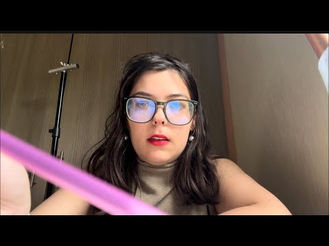 ASMR (What Colour is this) eye examination