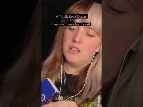 Doctor RP ASMR ~ totally legit ✨