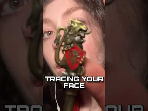 ASMR TRACING YOUR FACE #asmr #relax #shorts