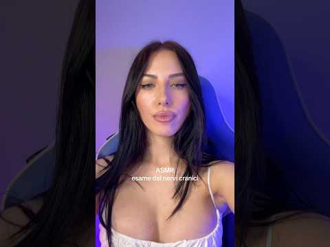 Esame dei Nervi Cranici ASMR #asmr #asmrroleplay #asmritalia #asmrcranialnerveexam #asmrvideo
