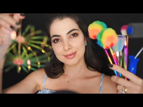 ASMR BRUSHING YOU - Sons na lente! | Sweet Carol