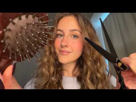 Your Hair Needs a Little Fixing. (ASMR)