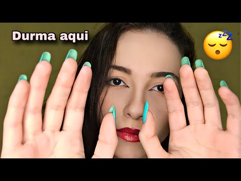 ASMR - VOU FAZER CARINHO NO SEU ROSTO!!!