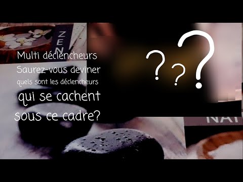 Asmr Saurez-vous deviner les déclencheurs cachés sous ce joli cadre , combien en avez vous trouver ?