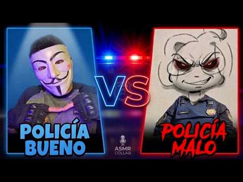 ASMR - Policía BUENO👼 vs MALO👿 con @manysonidillos