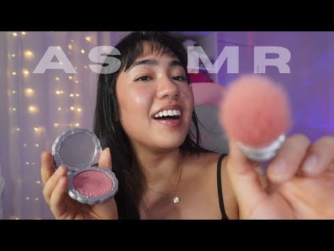 ASMR Doing Your Summer Makeup (fast and a bit aggressive)