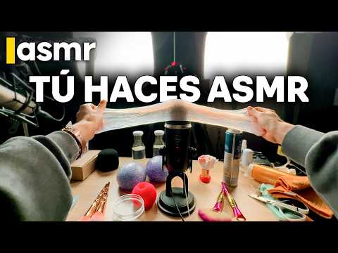 ASMR Español TU Haces ASMR para Dormir con Brochas, Espuma, Slime y más