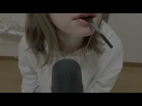 プラスチックスプーンを噛む音／Plastic spoon【asmr】