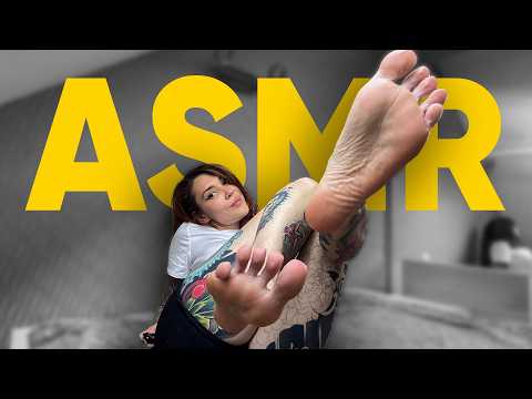 [4K USA ASMR] SOOTHING RICE WATER FOOT SPA & BABY OIL TREATMENT