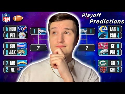 ASMR | 2026 NFL FOOTBALL PLAYOFF PREDICTIONS 🏈