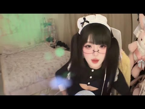 Sleepy Cosplay ASMR | Long Nails + Soft Accent Sounds