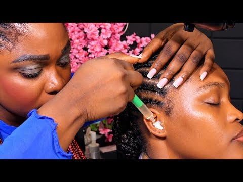 ASMR✨ WET MOUTH SOUND Intense Syringe Ear Oiling 💉 Fake Spit Painting, Intense Head Scratchin Massag