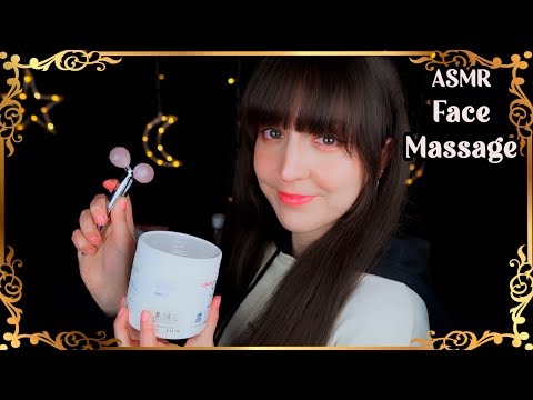 ⭐ASMR [Sub] Relaxing Face Massage 💖 Soft Spoken, Layered Sounds