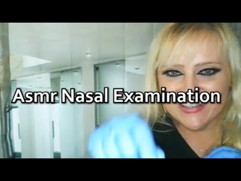 ASMR NASAL MEDICAL EXAM