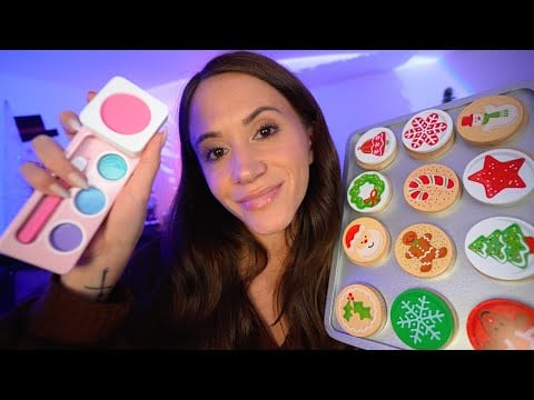 Cozy ASMR Cafe & Wooden Makeup 🪵  (layered sounds, personal attention)