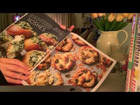 ASMR Baking Magazine Page Turning - Fall Issue.  Soft Spoken Commentary 