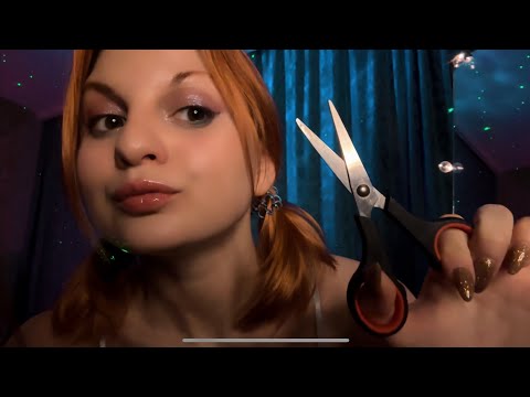 АСМР ✂️ УСЫПЛЯЮЩАЯ СТРИЖКА/Парикмахерская: ножнички/ASMR Sleep-inducing haircut: shampoo & scissors