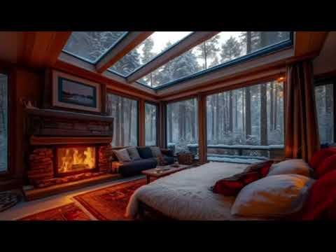 Cozy Relaxing Sounds of Winter Ambience Relax to Jazz Music