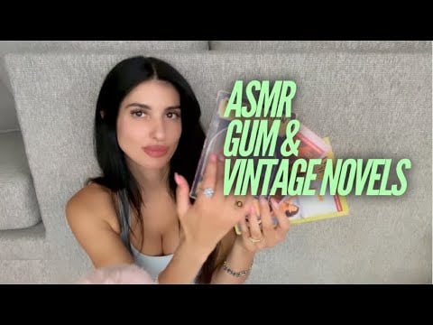 Gum & Vintage Novel Finds ASMR🍬📚🙂💕