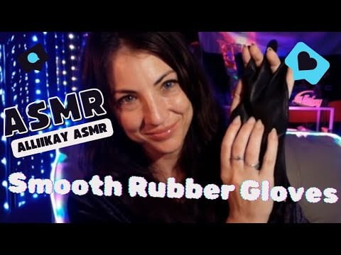 ASMR Smooth Rubber gloves