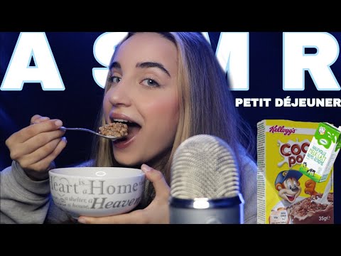 ASMR : JE PREND MON PETIT DEJEUNER AVEC VOUS