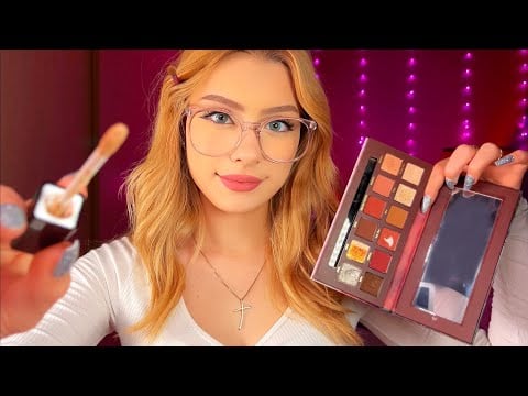 ASMR Big Sister Does Your Makeup  💄 Layered Sounds Personal Attention For SLEEP 😴🌿