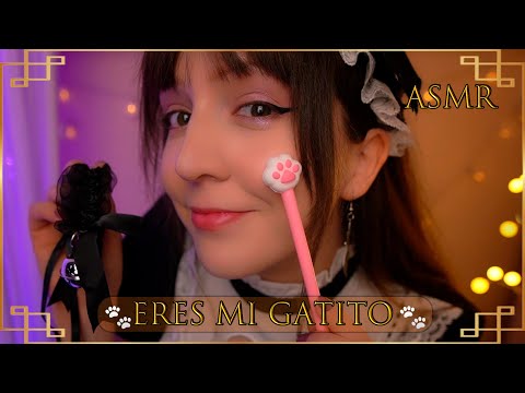 ⭐ASMR Eres mi GATITO [Sub] Atención Personal MÁGICA para Dormir