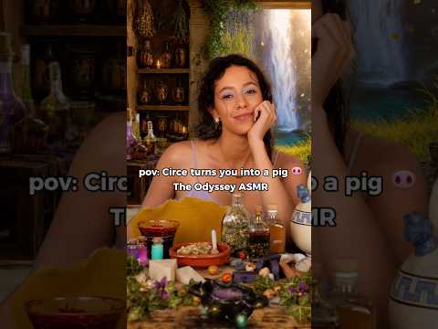 oink oink 🐽 #TheOdyssey #ASMR #greekmythology #satisfying #relaxing