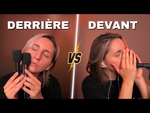 La bataille ASMR la plus difficile le chuchotement devant ou derrière les micros ?