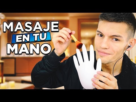 ASMR - TE HAGO UN MASAJE DE MANOS SUPER RELAJANTE | Sonidos con Guantes | ASMR Español