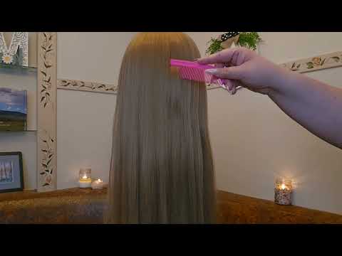 💆‍♀️ ASMR Relaxation Session w/ Scalp Massage and Hair Brushing (Soft Spoken Whispers) 💆‍♀️