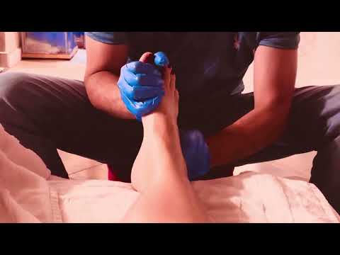 ASMR foot massage