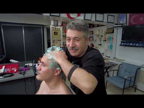 ASMR SLEEP THERAPY: HAIR WASHING AND HEAD MASSAGE WITH GREEN SHAMPOO