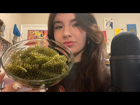 [ASMR] EATING SEA GRAPES 🌊🍇