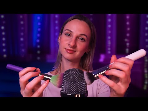 ASMR | Brush Tapping while Mic Brushing 🪄