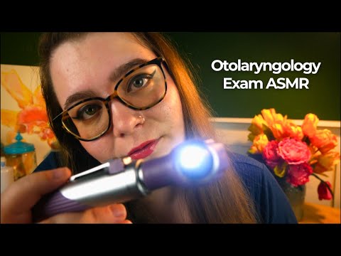 ASMR Otolaryngologist Appointment (ENT Doctor) 🩺 Ear Exam, Palpation, Head Exam 💤 Medical Roleplay