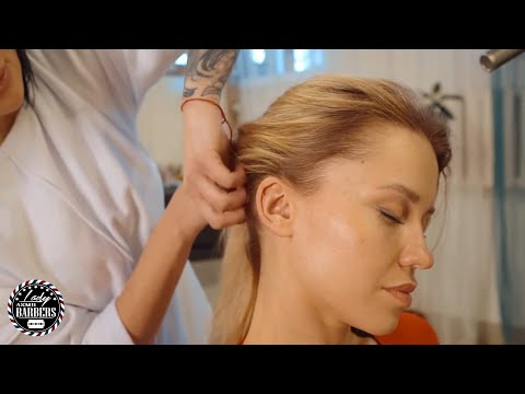 Cozy ASMR Massage by Barber Lady Helen for Girls